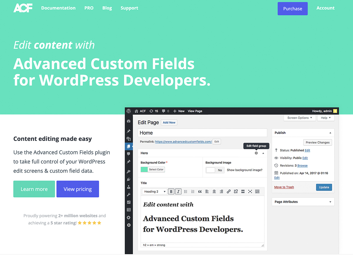 Advanced Custom Fields